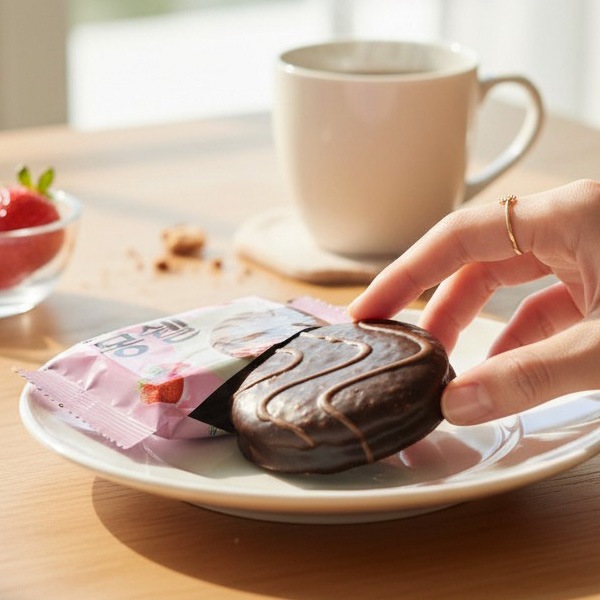 [ロッテ] モンセル クリーム ケーキ イチゴ味 408g / 韓国お菓子 いちご 韓国人気スイーツ 韓国ケーキスナック