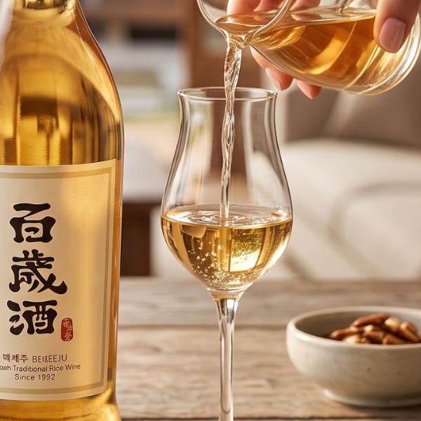 麹醇堂] 百歳酒（ペクセジュ）375ml Alc.13％ / 韓国伝統酒 まろやかな
