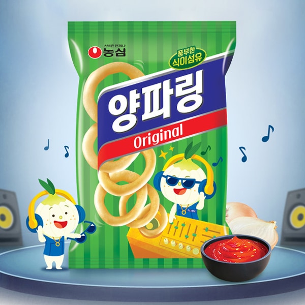 [農心]オニオンリング84g/韓国お菓子 韓国食品 おやつ