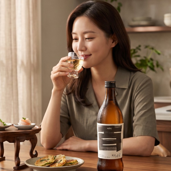 [麹醇堂] 百歳酒（ペクセジュ）375ml Alc.13％ / 韓国伝統酒 まろやかな味わい