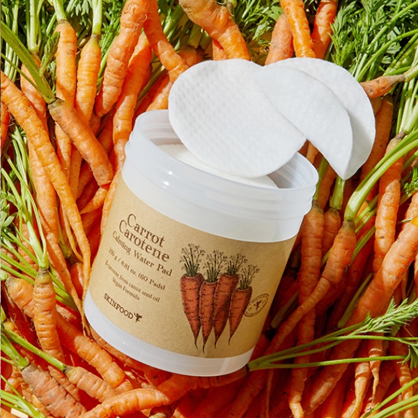 新品　SKINFOOD キャロットカロテン カーミングウォーターパッド　4個 SKINFOOD(スキンフード) / キャロットカロテン カーミング