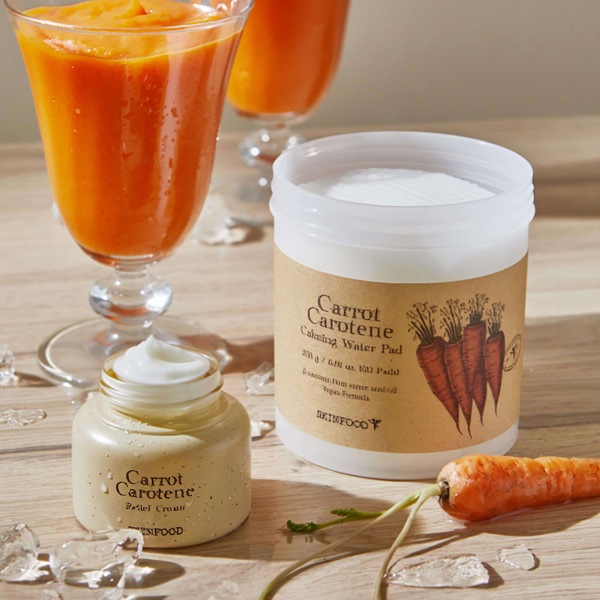 SKINFOOD] キャロット カロテン カーミングウォーター パッド