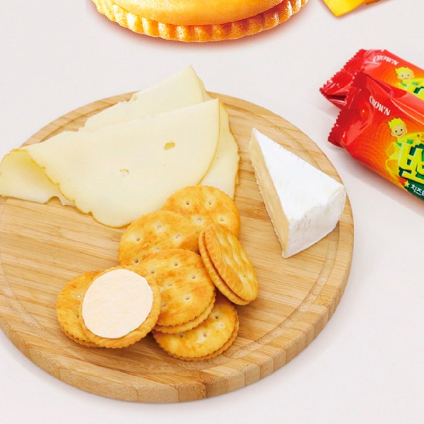 [クラウン] ポット チーズタルト味 161g / 韓国お菓子 チーズクラッカー チーズサンドビスケット  