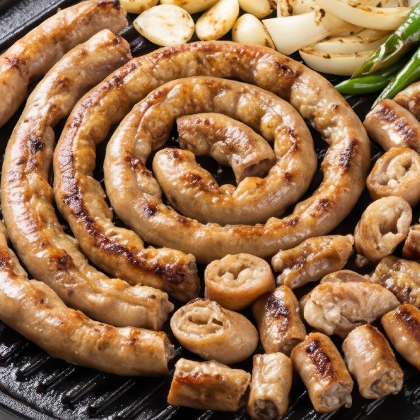 [凍]牛ホルモン 丸小腸 約1kg/ 牛小腸 ホルモン 焼肉 もつ鍋 BBQ プリプリ 業務用 冷凍食品 ホルモン焼き 焼肉 もつ鍋