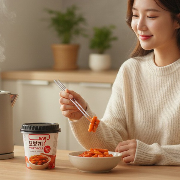 ヨポッキ] 即席 甘辛 トッポギ カップ 140g / YOPOKKI カップ トッポキ