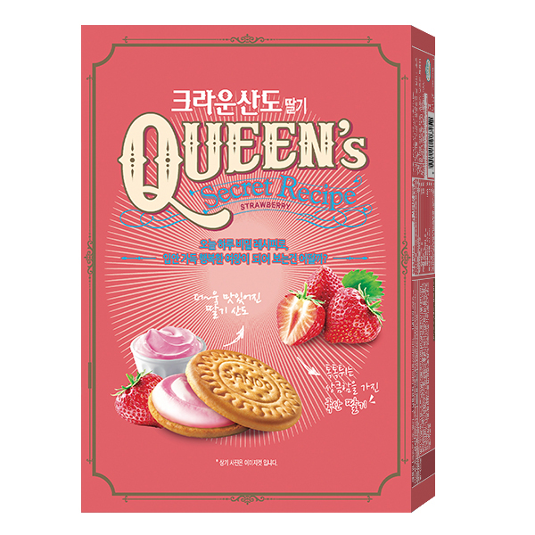 [クラウン]  クラウンサンド イチゴ味 161g / 韓国お菓子 