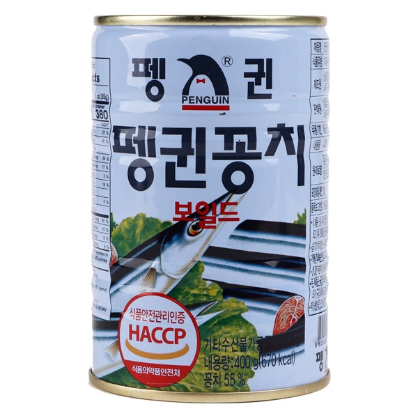 [ペンギン]サンマ缶詰400g/保存食 コンチ缶詰 韓国料理 韓国食材 韓国食品