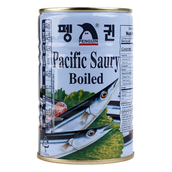 [ペンギン]サンマ缶詰400g/保存食 コンチ缶詰 韓国料理 韓国食材 韓国食品