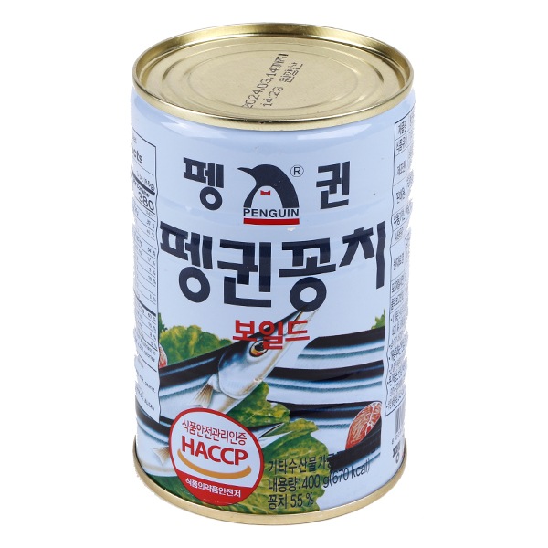 [ペンギン]サンマ缶詰400g/保存食 コンチ缶詰 韓国料理 韓国食材 韓国食品