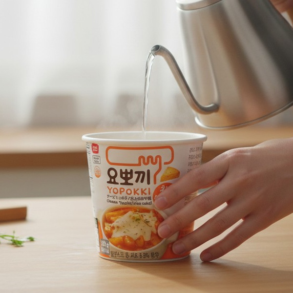 ヨポッキ] 即席 チーズ トッポギ カップ 120g / チーズ味 YOPOKKI