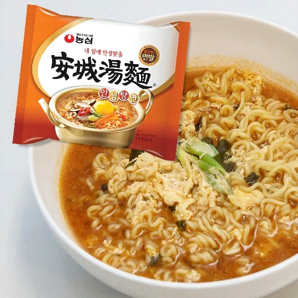 [農心] 安城湯麺 125g / アンソンタンメン　袋ラーメン 韓国らーめん
