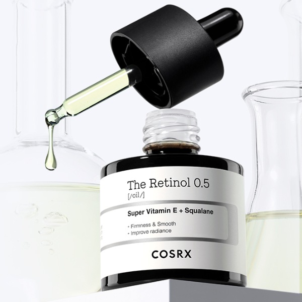 [COSRX] RX ザ レチノール 0.5 オイル 20ml / レチノール0.5％配合 夜用美容オイル