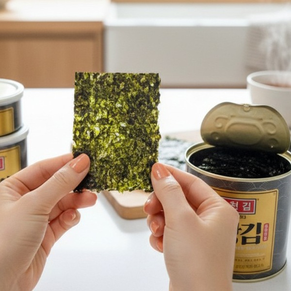 大川海苔（テチョンギム）コプチャン海苔 名品ギフトセット〈2缶入〉/ 