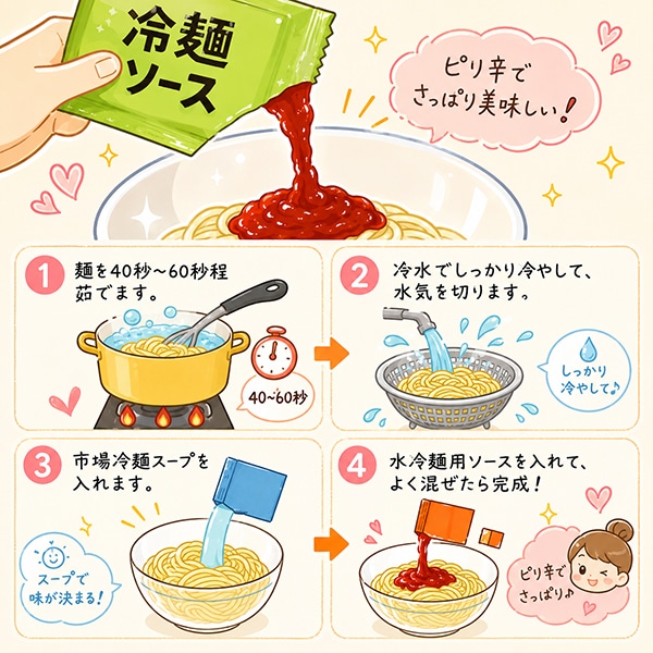 [市場] 水冷麺用ソース 30g｜本場冷麺の味 濃縮ソース 冷麺たれ 韓国食品