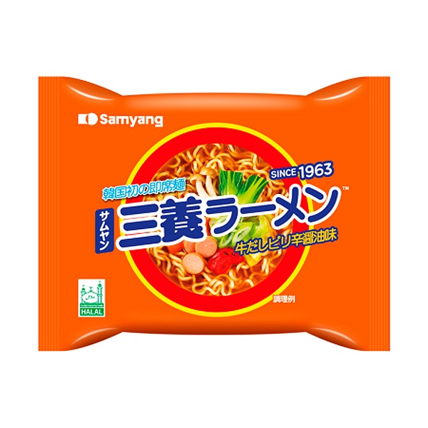 [三養] 三養ラーメン 120g / 韓国ラーメン 袋ラーメン [日本語パッケージ]