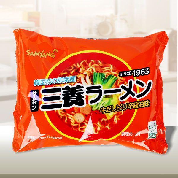 [三養] 三養ラーメン 120g / 韓国ラーメン 袋ラーメン [日本語パッケージ]