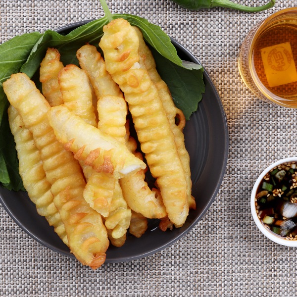 [凍]テプン 手作りイカの天ぷら300g/韓国食品　韓国おやつ いか　おつまみ