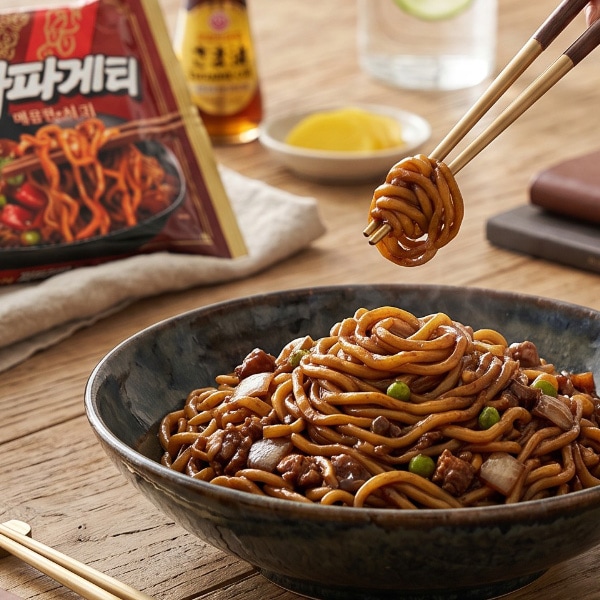 農心]四川チャパゲッティ 137g/袋ラーメン 韓国らーめん ジャージャー