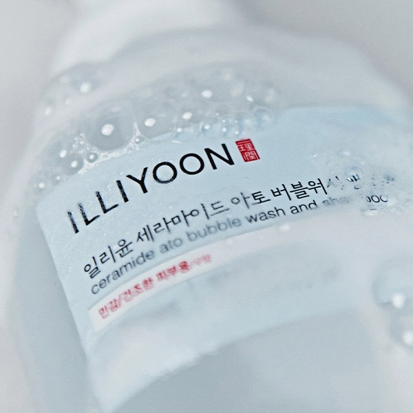 [ILLIYOON] セラミド アト バブルウォッシュ＆シャンプー 400ml / 全身＆髪用ウォッシュ 弱酸性バブル