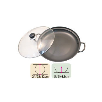 [調理器具]コーティングチゲ用鍋(24cm/28cm/32cm) 鍋料理 キッチン用品 韓国鍋 韓国食器