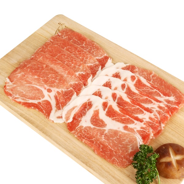 [凍]豚の肩ローススライス約1kg 厚さ2mm/チリ産