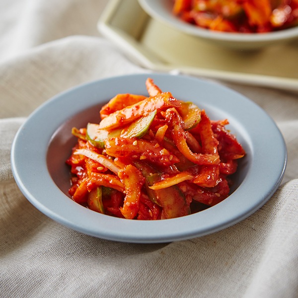 [冷]自家製キキョウキムチ300g/韓国食品 韓国おかず 総菜