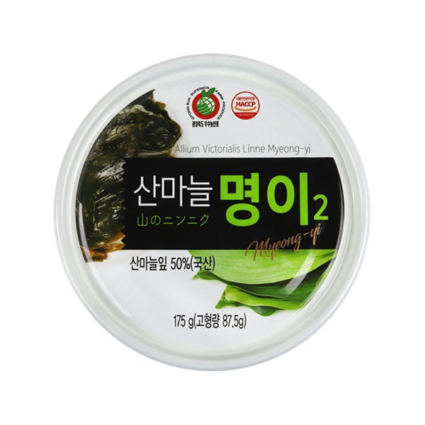 [トクドムヨク]  山のにんにくミョンイナムル(170g・缶詰)
