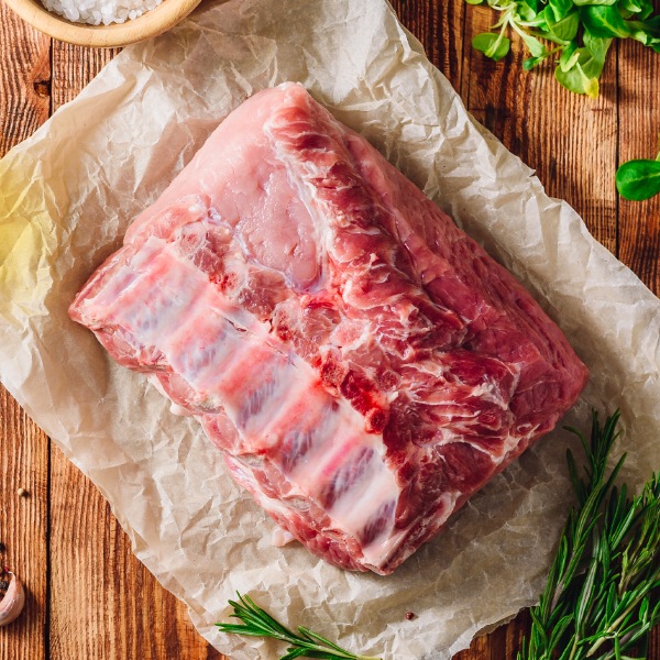 [凍]業務用豚スペアリブ・ブロック約7kg【量り売り】※クレジットカード・銀行振込支払い不可※