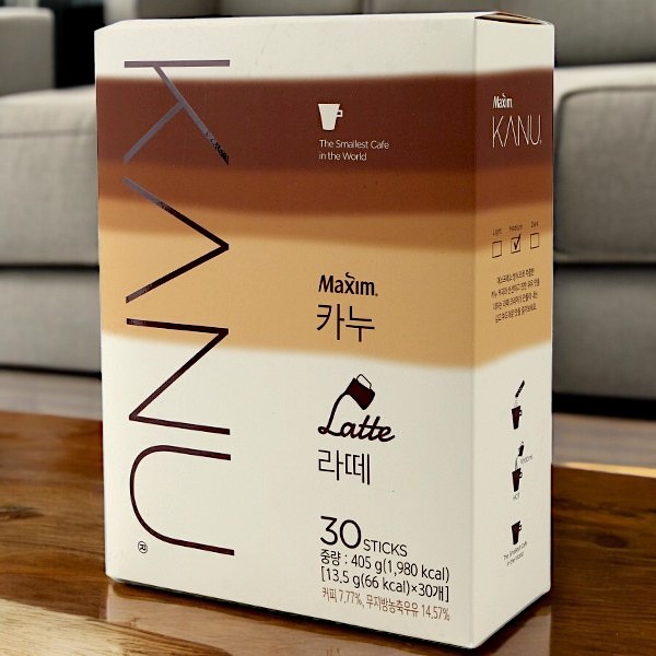 [東西]KANU(カヌ)ラテ/13.5g×30包 カヌカフェラテ マキシム