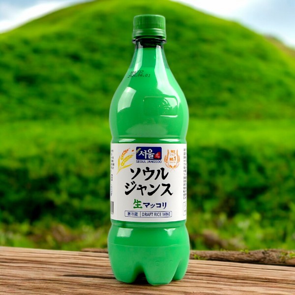 [冷] ソウル 長寿 生 マッコリ 750ml / Alc.6％  ソウル ジャンス 生 マッコリ 韓国生マッコリ 韓国お酒 伝統酒 