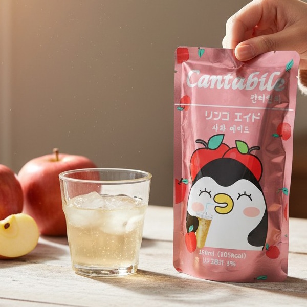 カンターピレ] リンゴエイド 190ml / 爽やか甘さ すっきり後味 韓国