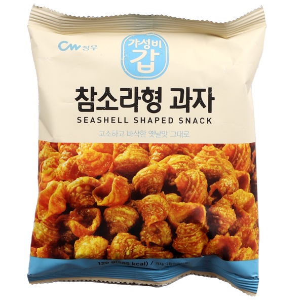 [CW]ササエ形お菓子120g/貝形お菓子 韓国駄菓子 スナック 韓国食品