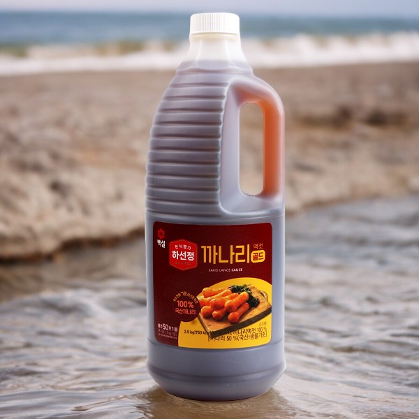 [CJ]ハソンジョン カナリ(いかなご)エキス2.5kg/いかなご液状だし 韓国キムチ 韓国調味料 韓国料理 韓国食材 韓国食品