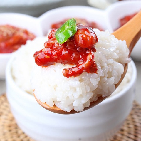 [凍]市場タコ塩辛500g/韓国食材 韓国商品 総菜 おつまみ