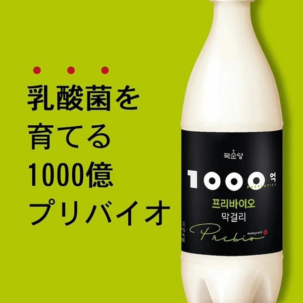 マッコリ　お箱なし 麹醇堂]1000億プリバイオマッコリ/750mlAlc.5％ | 韓国市場, お酒,マッコリ