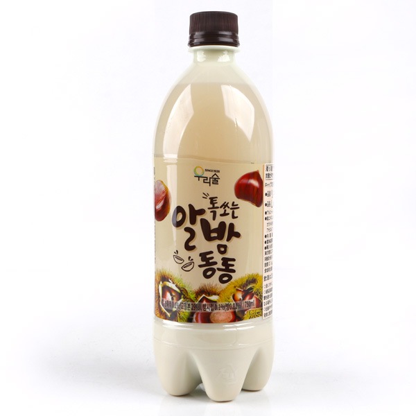 [ウリスル] しゅわっと栗マッコリ 750ml (Pet) Alc.6％