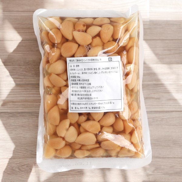 [冷]海地村 ニンニクの漬物 500g/ おかず