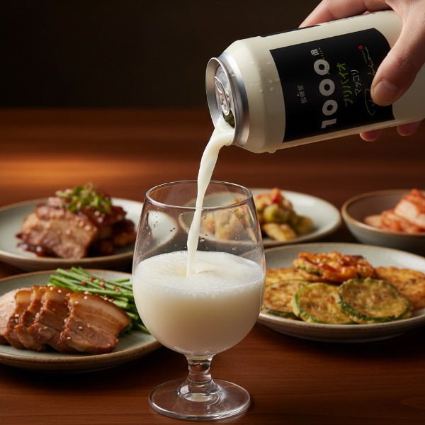 [麹醇堂]1000億プリバイオマッコリ350ml (缶)Alc.5％