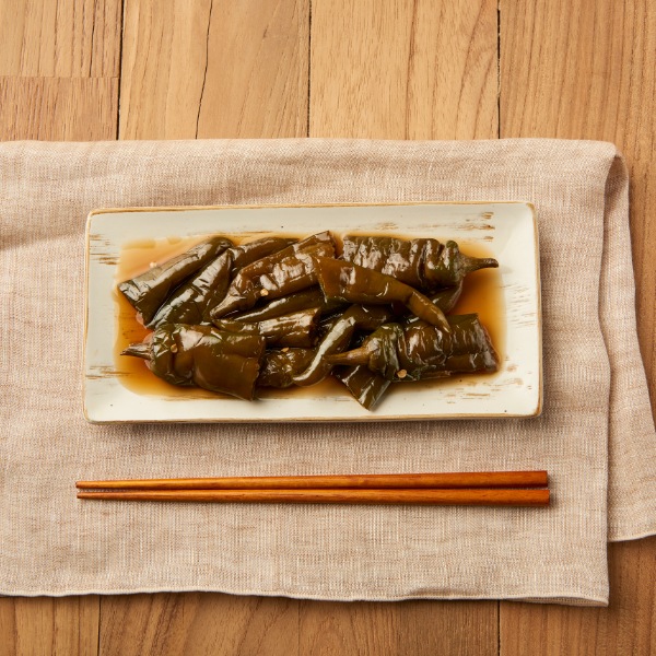 [冷]韓国市場 唐辛子 醤油漬け 500g/ おかず