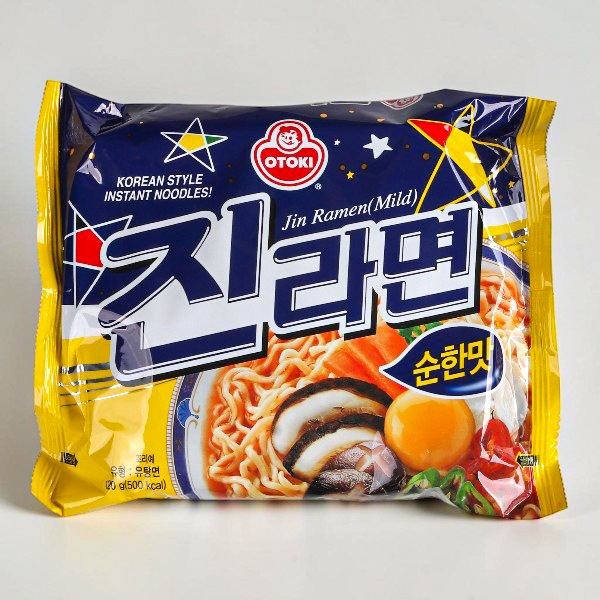[オトゥギ] ジンラーメン（小辛）120g / 袋ラーメン 韓国らーめん