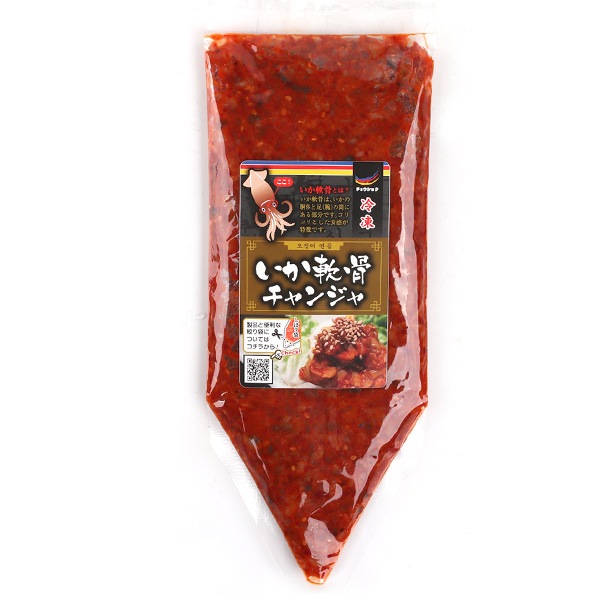 [凍]コリコリ 軟骨いかチャンジャ(絞り袋) / 250g 塩辛 韓国おかず