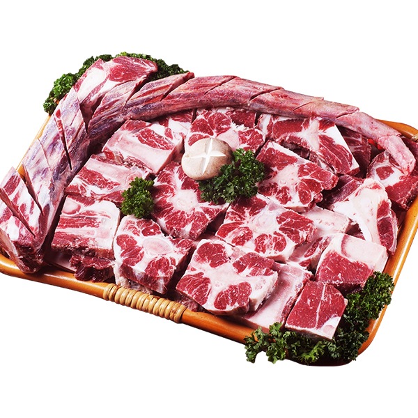 [凍]牛テール 1kg（約4.5cmカット）/ コムタン テールスープ用 