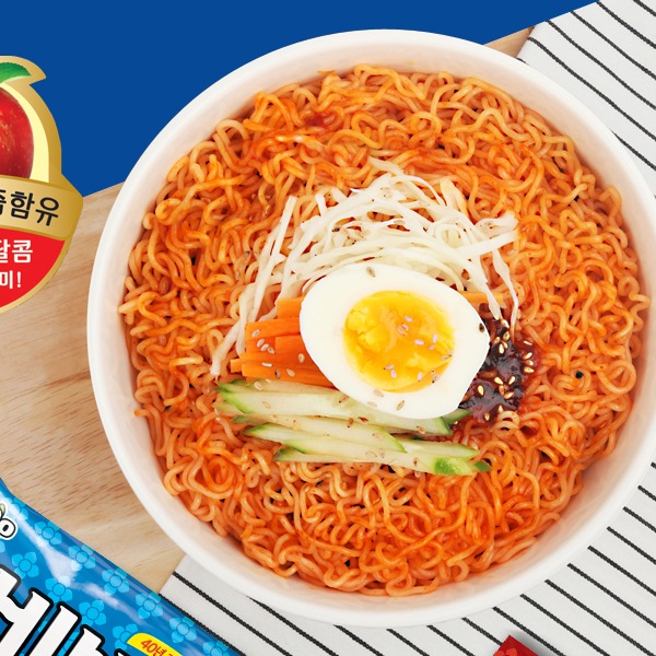 [paldo] ビビム麺 130g / 袋ラーメン 韓国らーめん パルド 韓国ラーメン インスタントラーメン 辛い うまい 冷たい