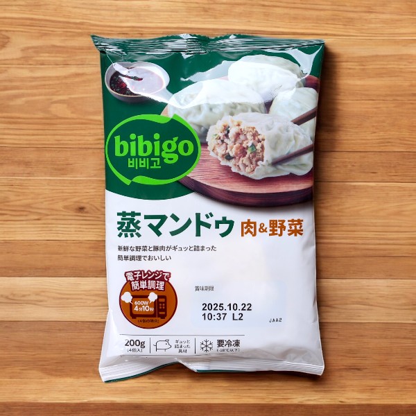 [凍]bibigo 蒸マンドゥ 肉＆野菜200g/4個入り 蒸し餃子 韓国食品 餃子