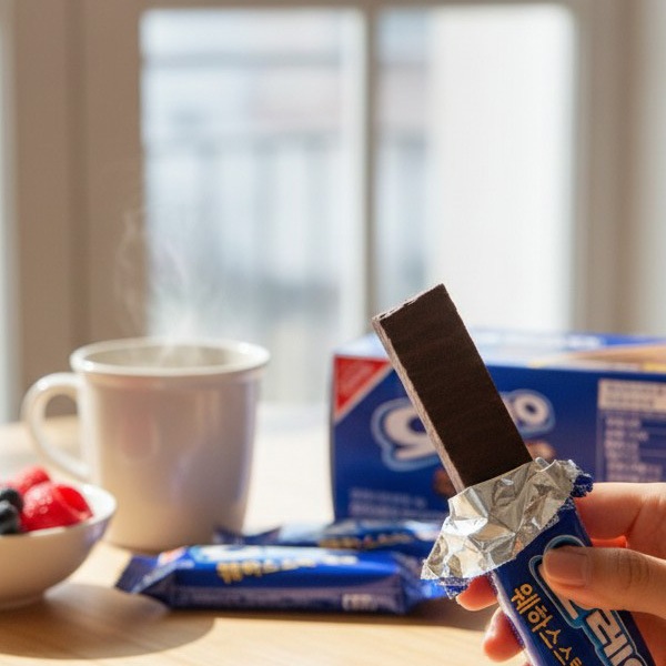[オレオ] ウエハース スティックチョコ 75g / 5本入り 韓国お菓子 サクサク  人気スナック