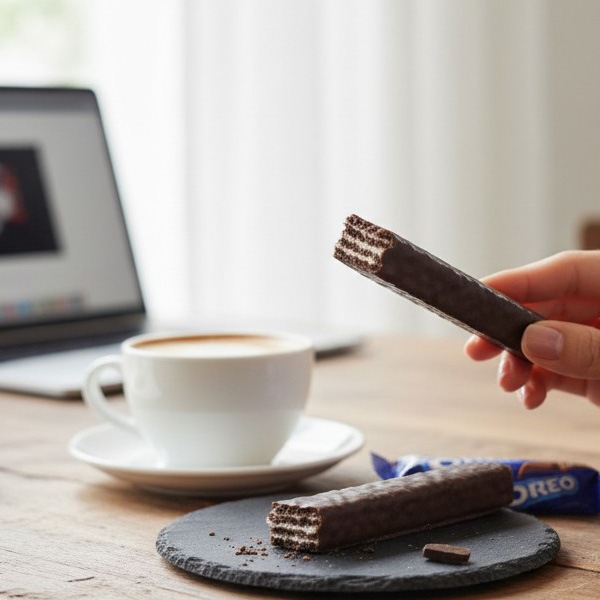 [オレオ] ウエハース スティックチョコ 75g / 5本入り 韓国お菓子 サクサク  人気スナック