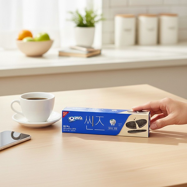 OREO] オレオ シンズ ホワイトクリーム 84g / 軽い食感で楽しむ