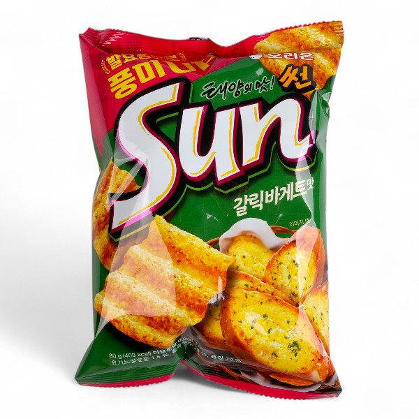 [オリオン] サンチップ ガーリックバゲット味80g/ORION とうもろこチップス おつまみ 韓国お菓子