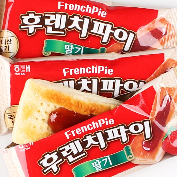 [ヘテ]フレンチパイ（イチゴ味）/スナック お菓子 韓国食材 韓国お菓子 韓国食品 韓国市場