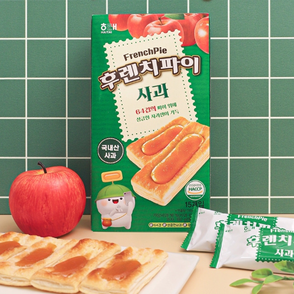 ヘテ]フレンチパイ（りんご味）/スナック お菓子 韓国食材 韓国お菓子